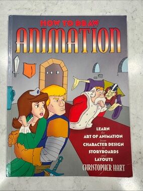 How to Draw Animation by Christopher Hart Paperback Book Storyboards Layouts